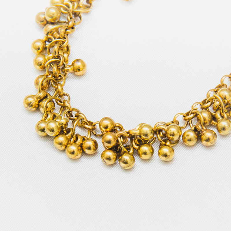 Golden Pearl Anklets for girls (Pair)