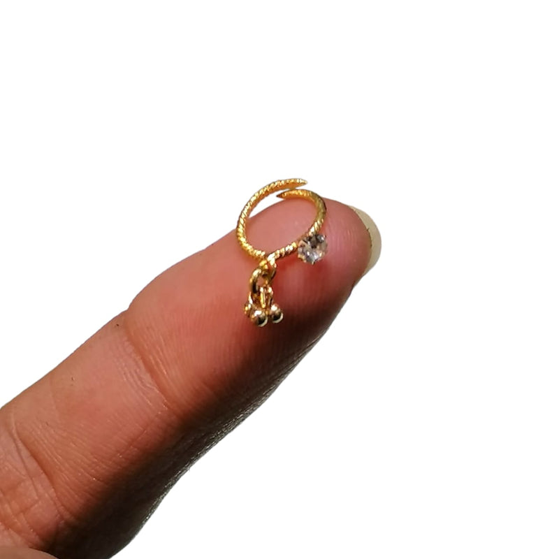 Hanging Balls Stone endless Nosering