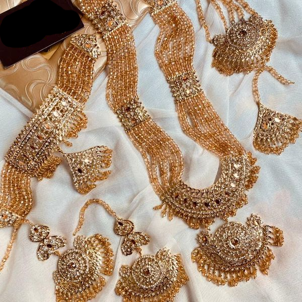 HandCrafted Rani Haar Bridal Chokar Full Set